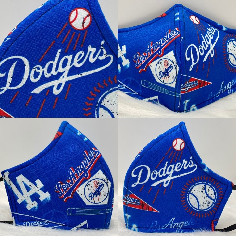 LA Dodgers fan adult face mask